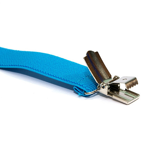 Узкие подтяжки Gofin голубые 2,5 см PBP-4638