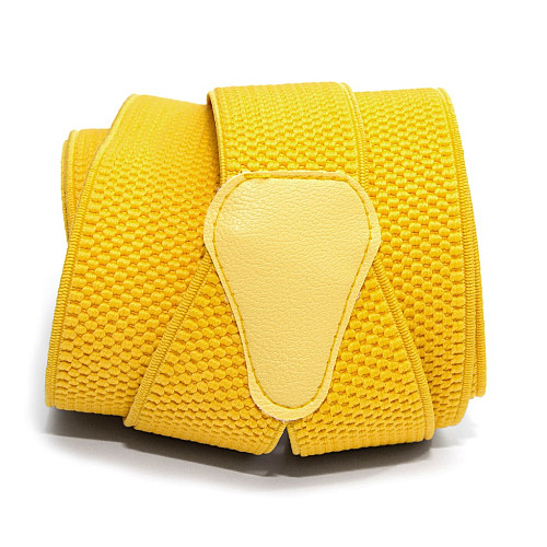 Подтяжки Gofin желтые Y образные 3,5 см PBP-4641