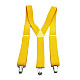 Подтяжки Gofin желтые Y образные 3,5 см PBP-4641