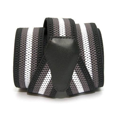 Підтяжки Gofin чоловічі смугасті в сірих тонах PBP-4648