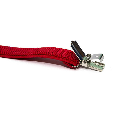 Подтяжки Gofin узкие красные 2,5 см PBP-4651