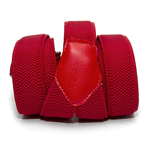 Подтяжки Gofin узкие красные 2,5 см PBP-4651