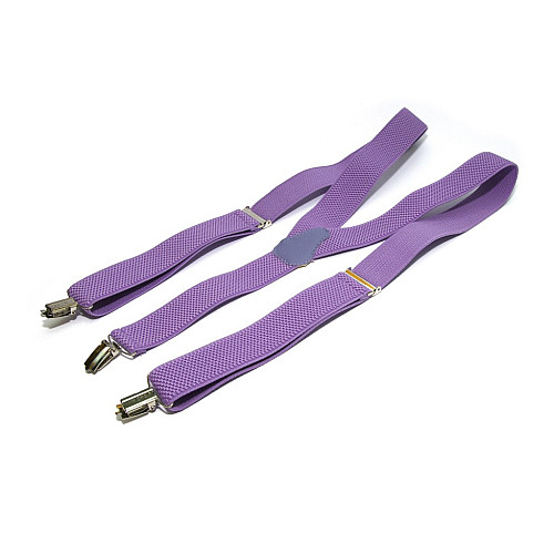 Подтяжки Gofin сиреневые Y образные 3,5 см PBP-4661