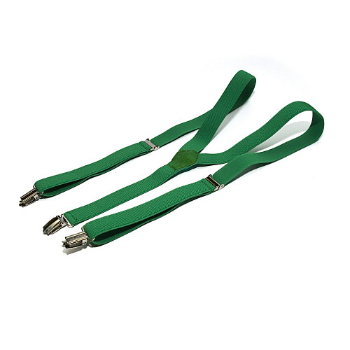 Вузькі зелені підтяжки Gofin 2,5 см PBP-4665