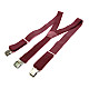 Подтяжки Gofin бордовые Y образные 4 см PBP-4678