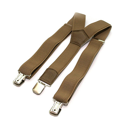 Подтяжки Gofin подростковые светло-коричневые PBT-4213