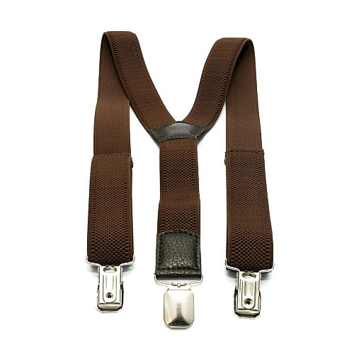 Подростковые подтяжки Gofin коричневые PBT-4218