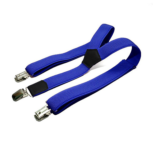 Подростковые подтяжки Gofin синие електрик PBT-4223