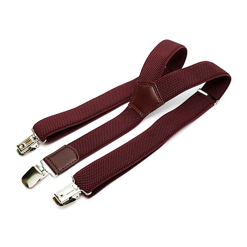 Підліткові підтяжки Gofin бордові PBT-4226