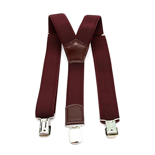 Підліткові підтяжки Gofin бордові PBT-4226