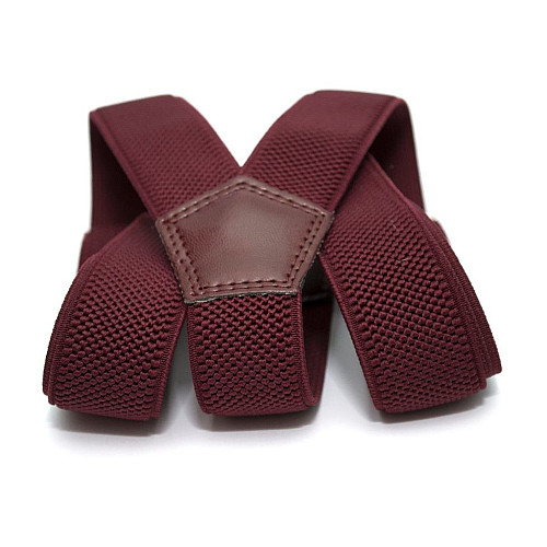 Підліткові підтяжки Gofin бордові PBT-4226