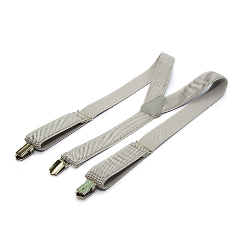 Підліткові підтяжки Gofin світло-сірі PBT-4244