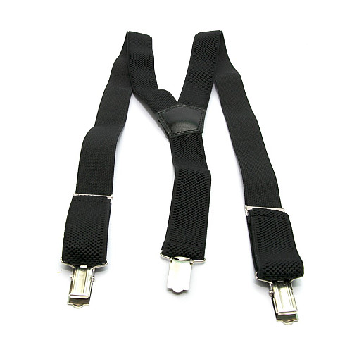 Подростковые черные подтяжки Gofin PBT-4251