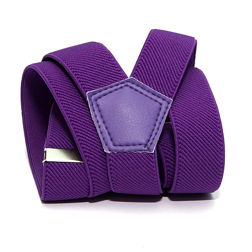 Подростковые подтяжки Gofin фиолетового цвета PBT-4255