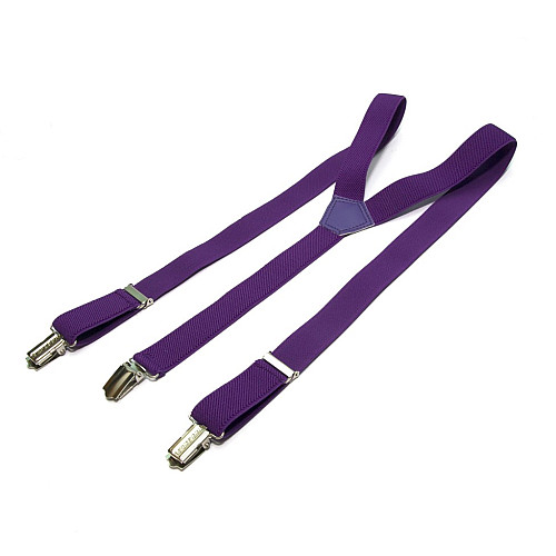 Подростковые подтяжки Gofin фиолетового цвета PBT-4255