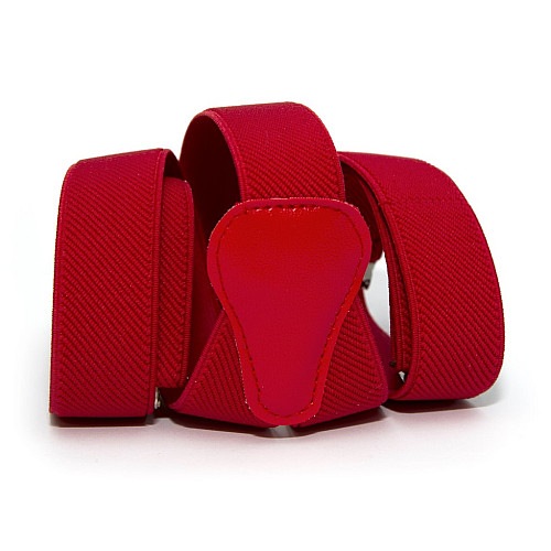 Подростковые красные подтяжки Gofin 2,5 см PBT-4555