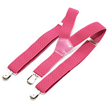 Подростковые подтяжки Gofi малиновые PBT-4558