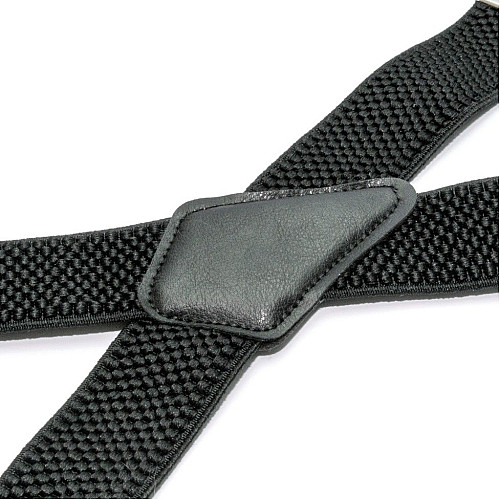 Подтяжки Gofin черные мужские Х образные 4 см PBX-5502