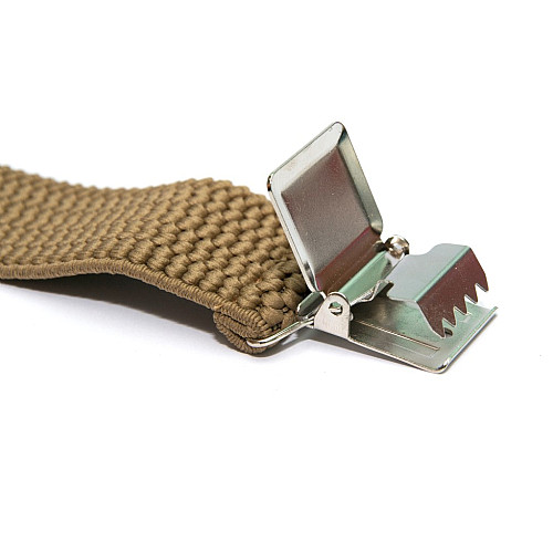 Бежеві підтяжки Gofin Х подібні 4 см PBX-5504