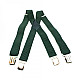 Подтяжки Gofin зеленые-изумрудные  Х образные 4 см PBX-5528