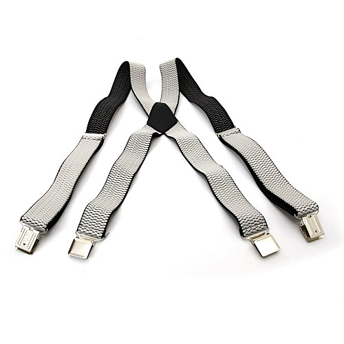 Підтяжки Х подібні світло-сірі 4 см PBX-5564