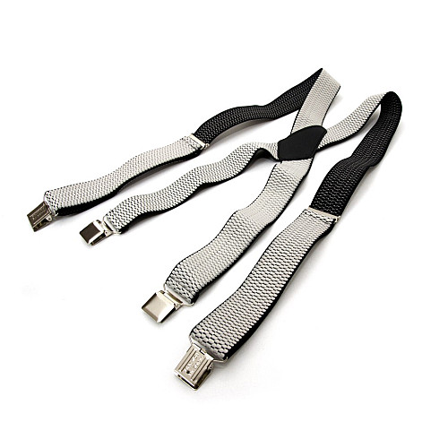 Підтяжки Х подібні світло-сірі 4 см PBX-5564