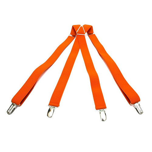 Подтяжки Gofin оранжевые Х образные 2,5 см PBXX-5903