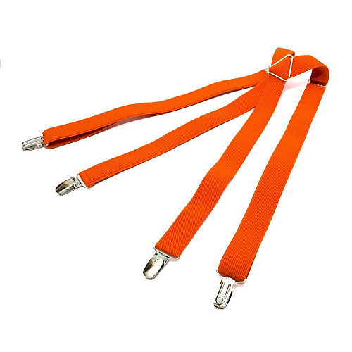 Подтяжки Gofin оранжевые Х образные 2,5 см PBXX-5903