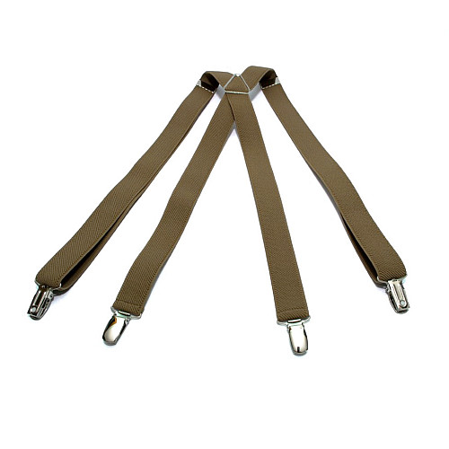 Підтяжки Gofin Х подібні бежеві PBXX-5919