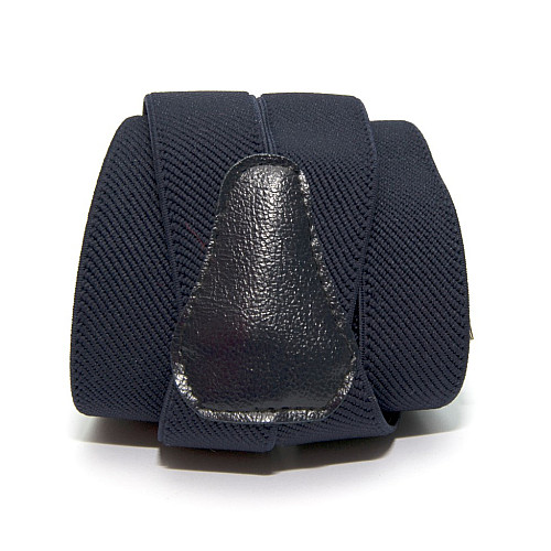 Темно-сині підтяжки Gofin Х подібні 2,5 см PBXX-5923