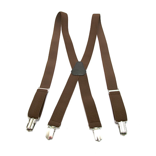 Коричневі підтяжки Gofin Х подібні PBXX-5924