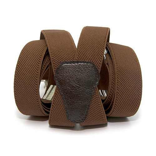 Коричневі підтяжки Gofin Х подібні PBXX-5924