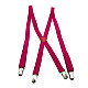 Підтяжки Gofin Х подібні кольору фуксія PBXX-5930