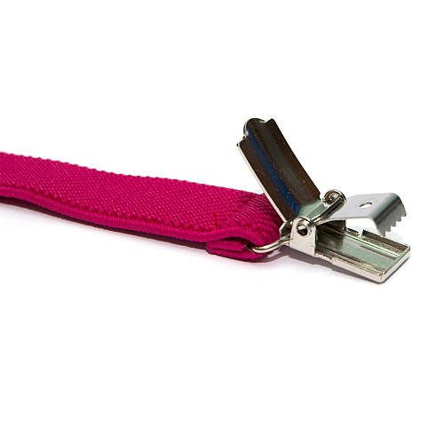 Підтяжки Gofin Х подібні кольору фуксія PBXX-5930