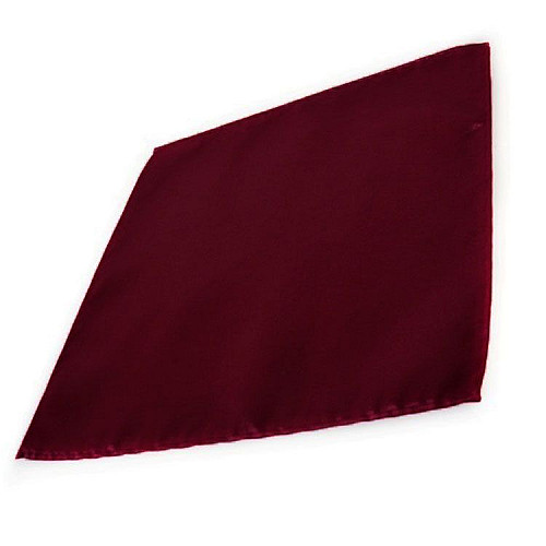 Платок бордовый однотонный PL-104