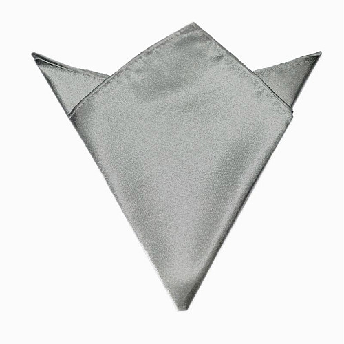 Хустинка світло-сіра однотонна PL-132