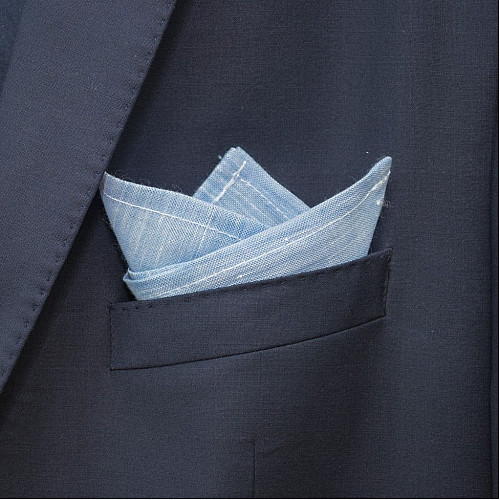 Хустинка блакитна PL-143