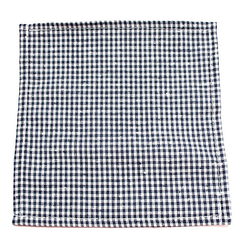 Платок темно-синий в клетку PL-156