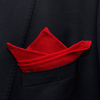 Платок Gofin красный матовый PL-7613