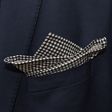 Хустинка чорна в клітку PL-7621