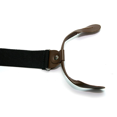 Підтяжки на гудзик чорні PNP-5803