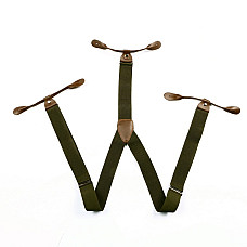 Підтяжки на гудзик хакі PNP-5812