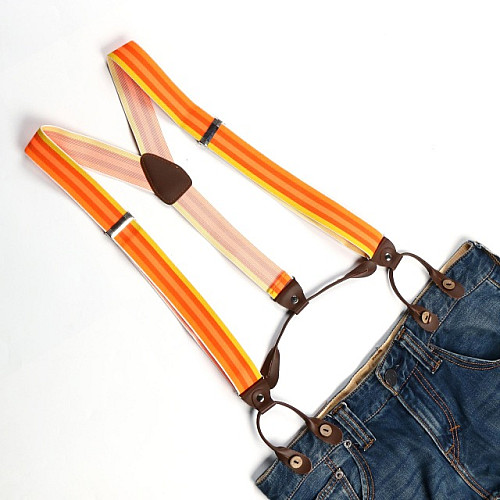 Підтяжки на гудзик в смужку PNP-5817