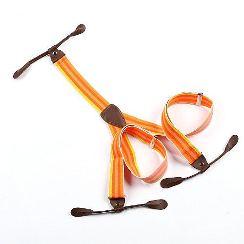 Підтяжки на гудзик в смужку PNP-5817