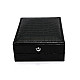 Коробочка кожзам черная под запонки PP-2233