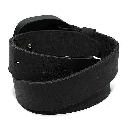 Набір чорний ремінь з дерев’яною пряжкою плюс метелик Gofin RDB-3913