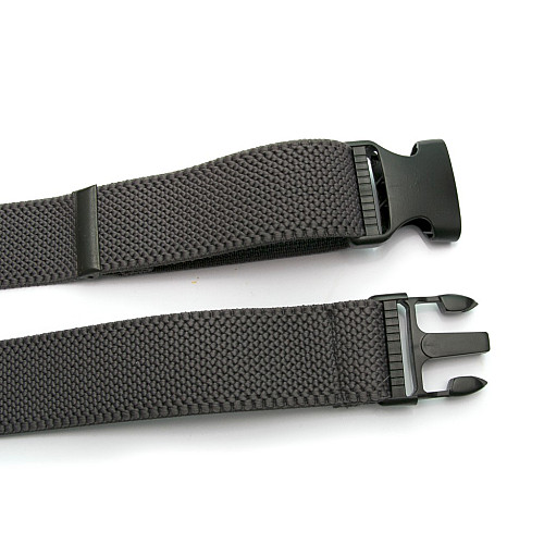 Подовжений стрейчевый ремень Gofin темно-серого цвета RGN-2213