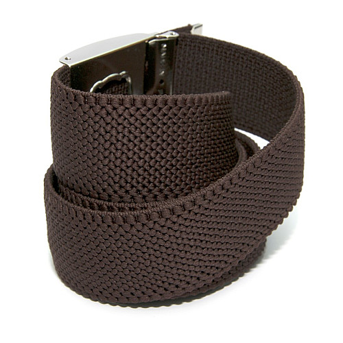 Темно-коричневий стрейчевий ремінь Gofin  з відкривачкою для пива RGN-2189