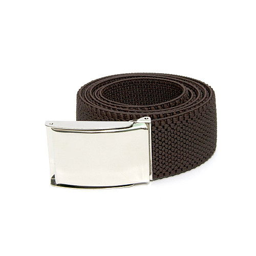 Темно-коричневий стрейчевий ремінь Gofin  з відкривачкою для пива RGN-2189