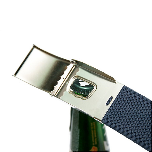 Стрейчевий ремінь Gofin синього нічного кольору з відкривачкою для пива RGN-2191